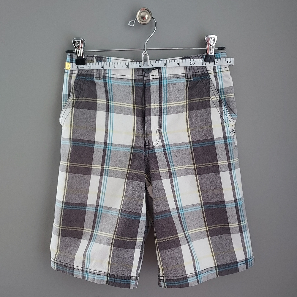 Faded glory, plaid boy's shorts size 10